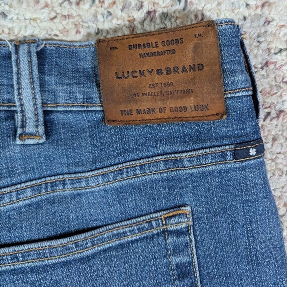 Lucky Brand Jeans Mens 46x30 Blue 181 Relaxed Fit Straight Leg Stretch Denim - Picture 13 of 13